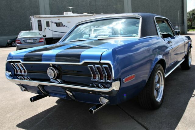 1968 Blue Ford Mustang Coupe
