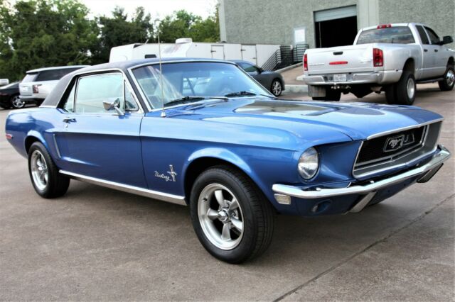 1968 Blue Ford Mustang Coupe