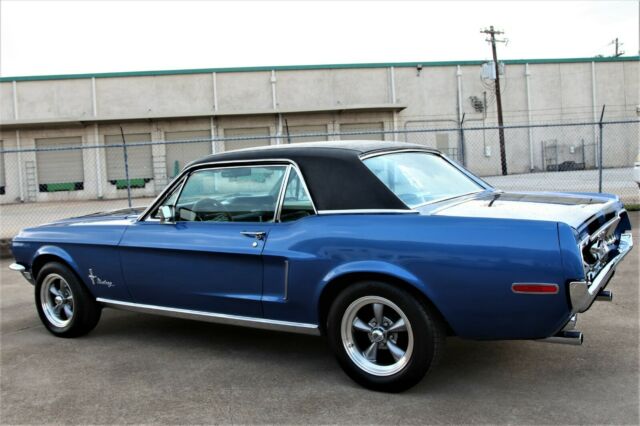 1968 Blue Ford Mustang Coupe