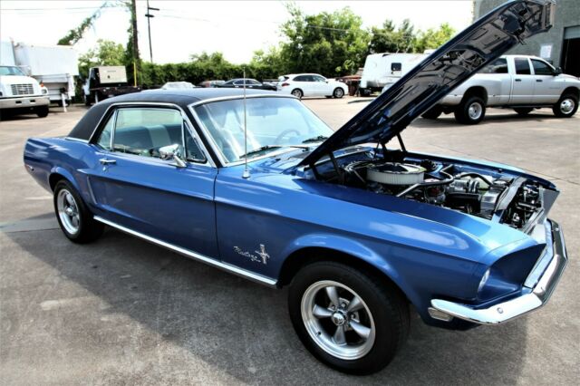 1968 Blue Ford Mustang Coupe