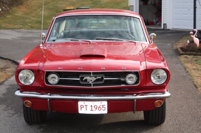 1965 Red Ford Mustang Coupe