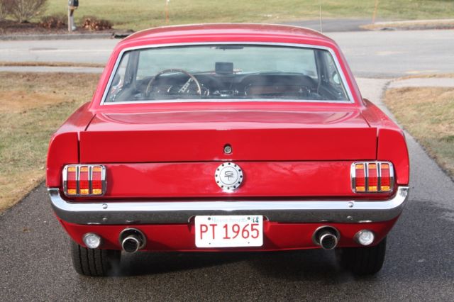 1965 Red Ford Mustang Coupe