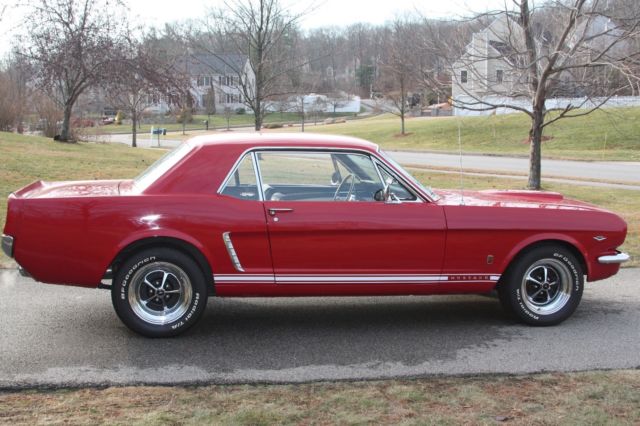 1965 Red Ford Mustang Coupe