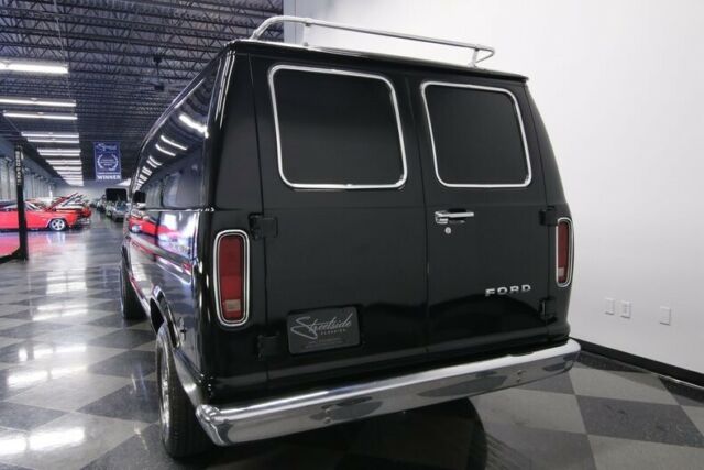 1976 Black Ford E-Series Van Van