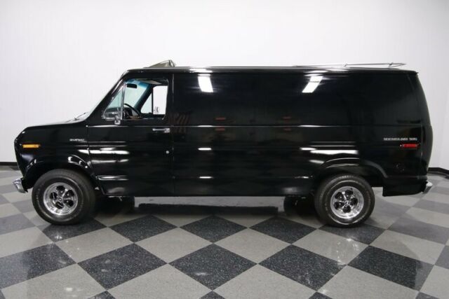 1976 Black Ford E-Series Van Van