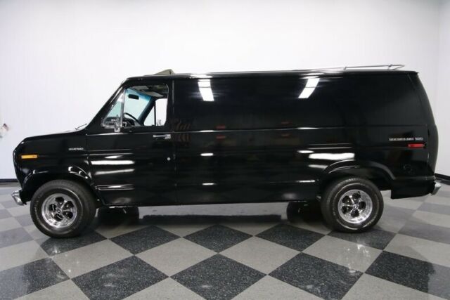 1976 Black Ford E-Series Van Van