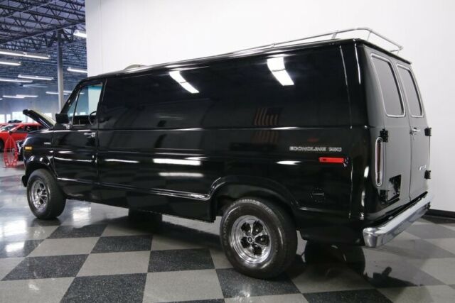 1976 Black Ford E-Series Van Van