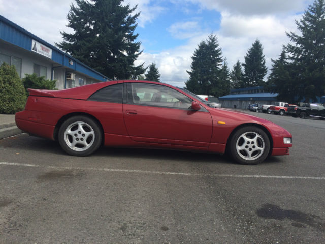 1990 Red Nissan 300ZX Hatchback