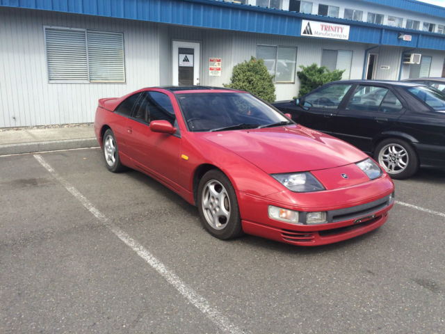 1990 Red Nissan 300ZX Hatchback