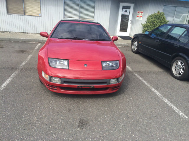 1990 Red Nissan 300ZX Hatchback