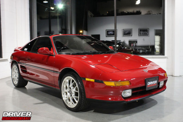 1990 Red Toyota MR2 Coupe