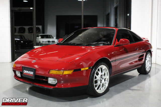 1990 Red Toyota MR2 Coupe