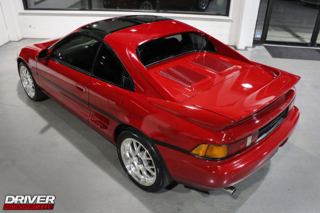 1990 Red Toyota MR2 Coupe