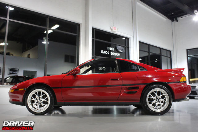 1990 Red Toyota MR2 Coupe