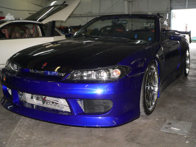 1994 Candy Blue Nissan 240SX Convertible