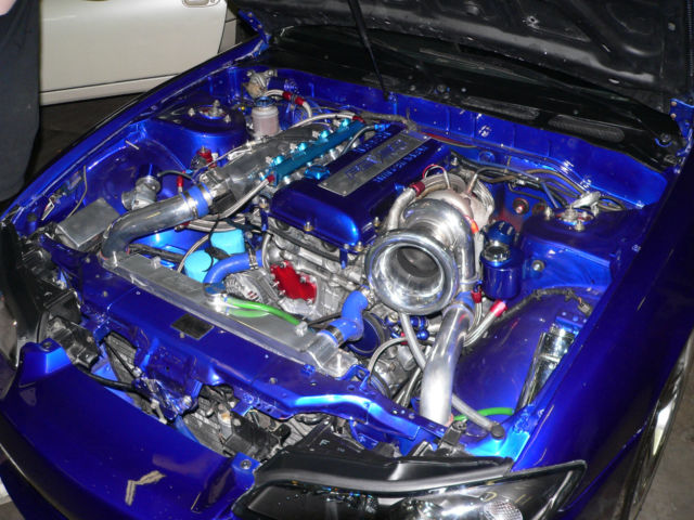 1994 Candy Blue Nissan 240SX Convertible