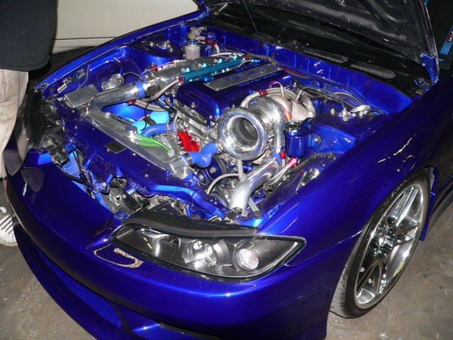 1994 Candy Blue Nissan 240SX Convertible