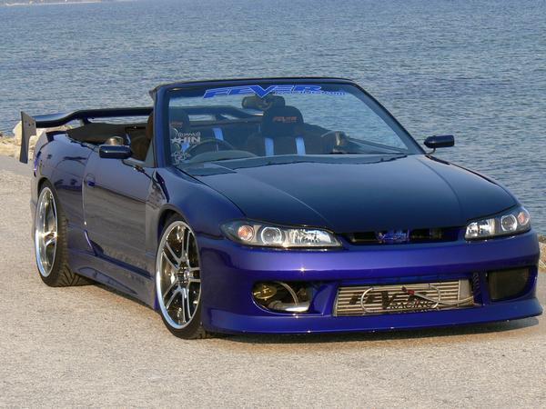 1994 Candy Blue Nissan 240SX Convertible