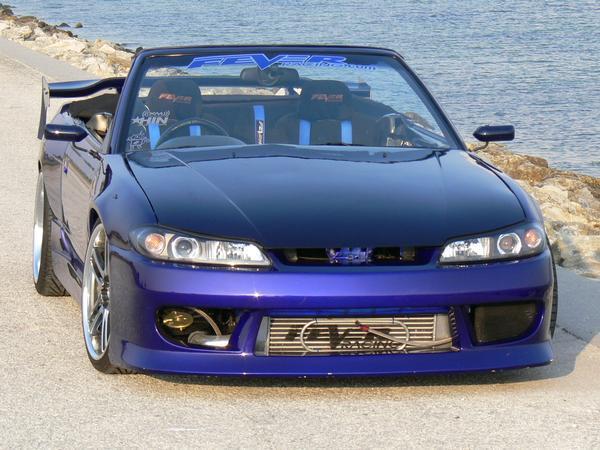 1994 Candy Blue Nissan 240SX Convertible