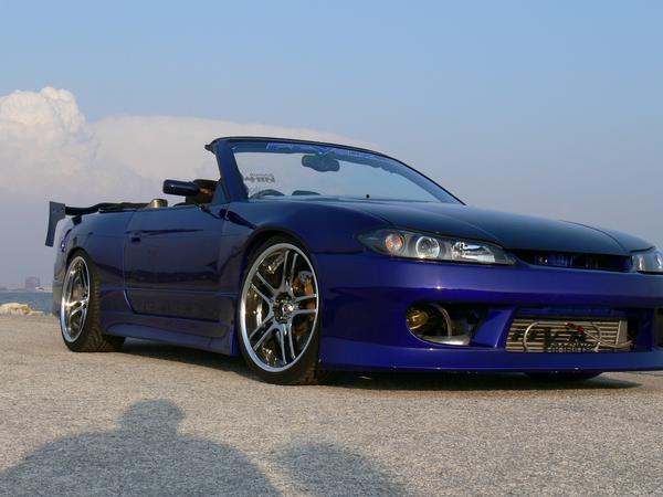 1994 Candy Blue Nissan 240SX Convertible