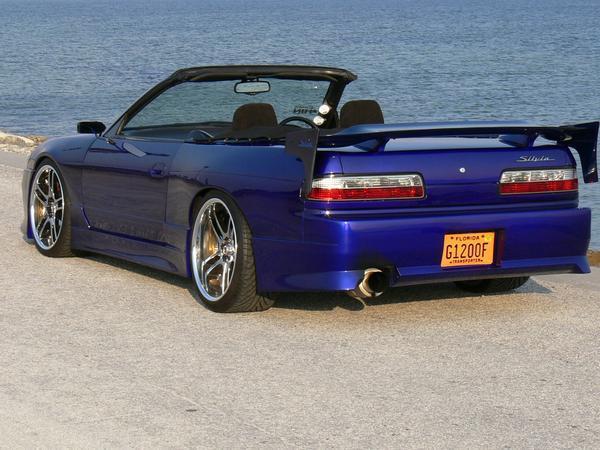 1994 Candy Blue Nissan 240SX Convertible