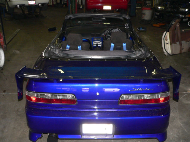1994 Candy Blue Nissan 240SX Convertible