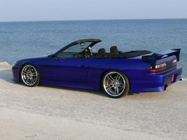 1994 Candy Blue Nissan 240SX Convertible