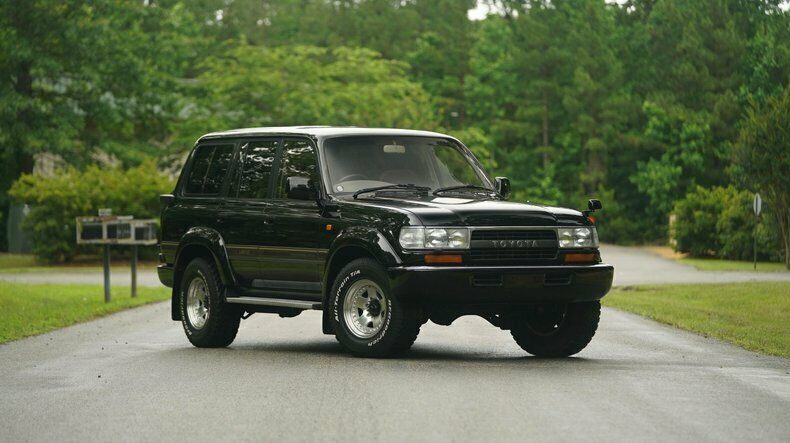 1993 Black Toyota Land Cruiser SUV