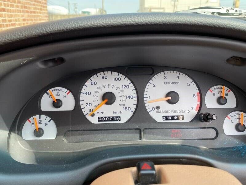 1994 Red Ford Mustang Convertible