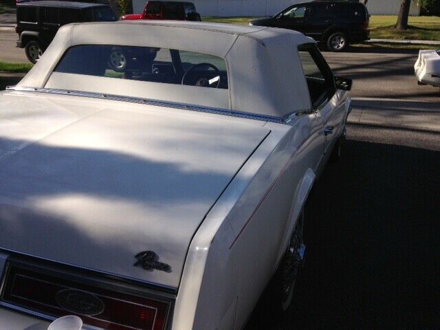 1983 White Buick Riviera Convertible