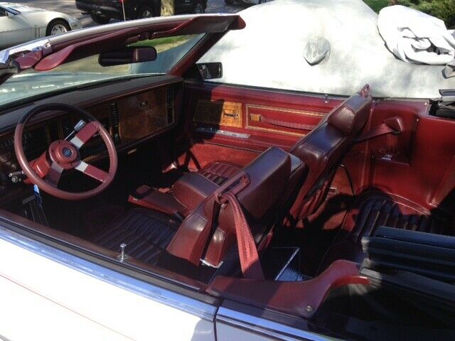 1983 White Buick Riviera Convertible