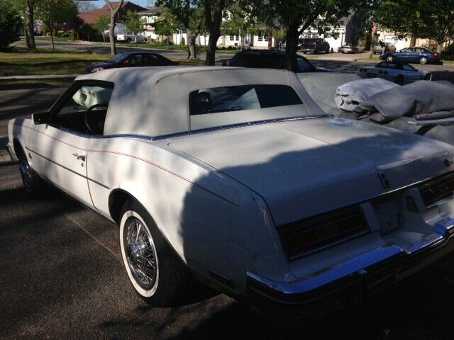 1983 White Buick Riviera Convertible