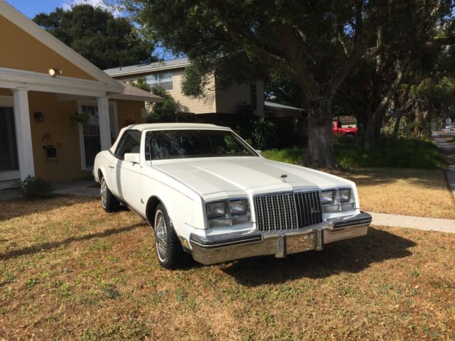 1983 White Buick Riviera