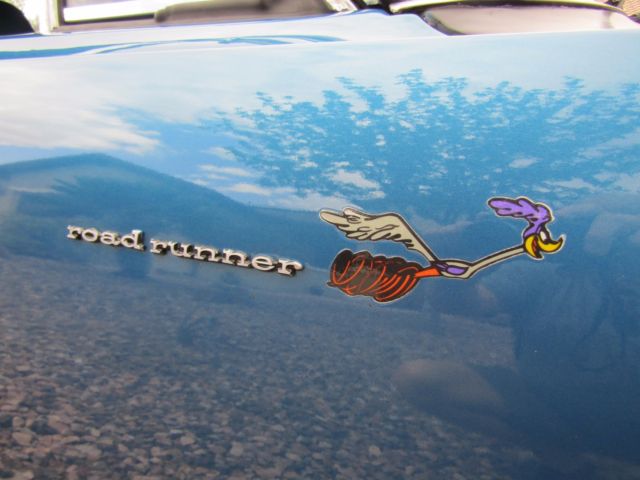 1969 Blue Plymouth Road Runner Coupe