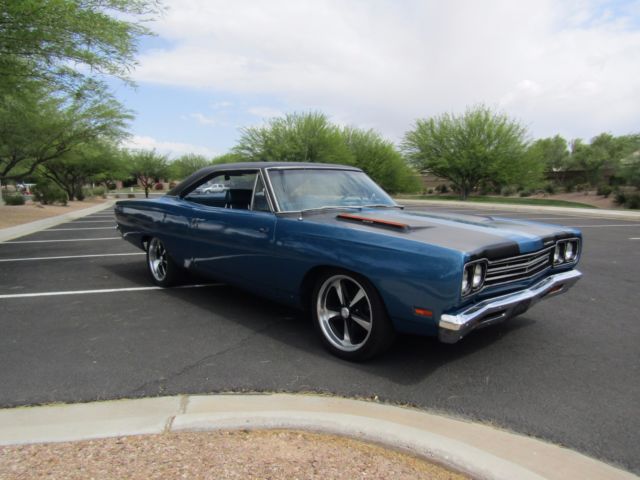 1969 Blue Plymouth Road Runner Coupe