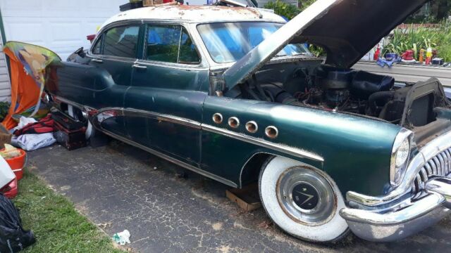 1953 Green Buick Roadmaster Sedan