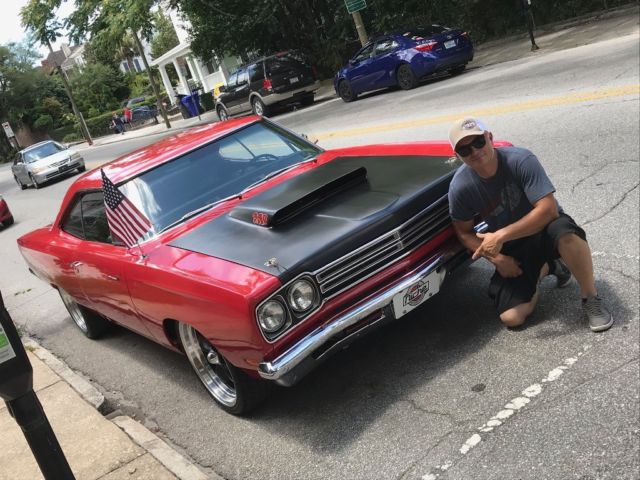 1969 Red Plymouth Road Runner Coupe