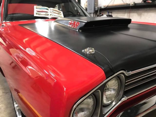 1969 Red Plymouth Road Runner Coupe