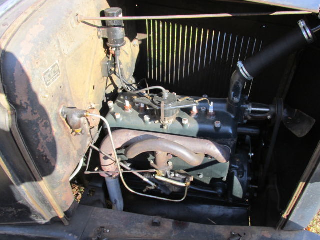 1930 black Ford Model A roadster