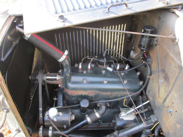 1930 black Ford Model A roadster