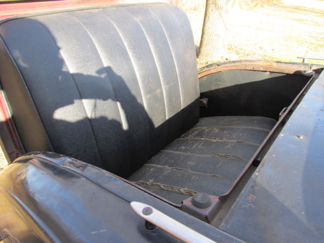 1930 black Ford Model A roadster
