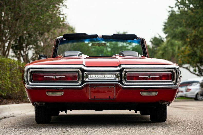 1964 Red Ford Thunderbird Convertible