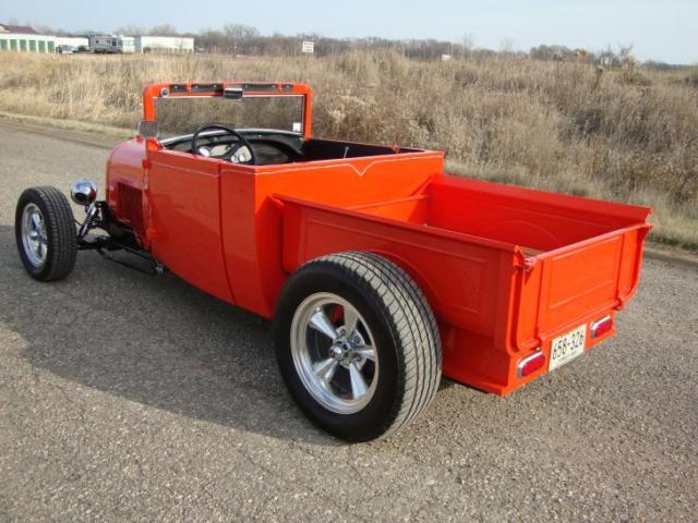 1929 Orange Ford Model A Standard Cab Pickup