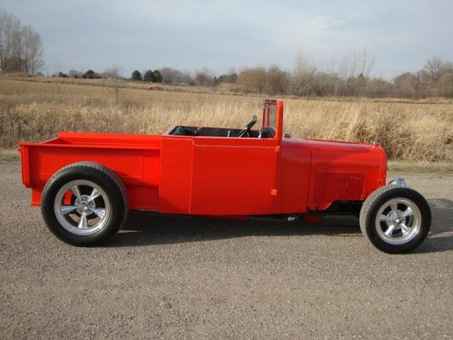 1929 Orange Ford Model A Standard Cab Pickup