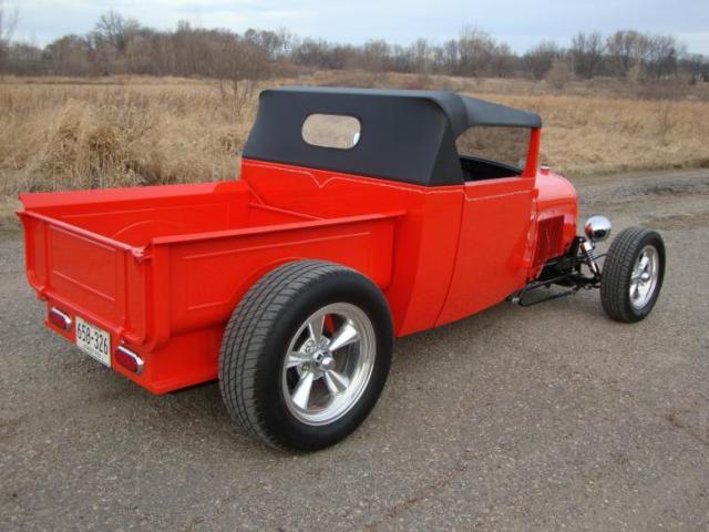 1929 Orange Ford Model A Standard Cab Pickup