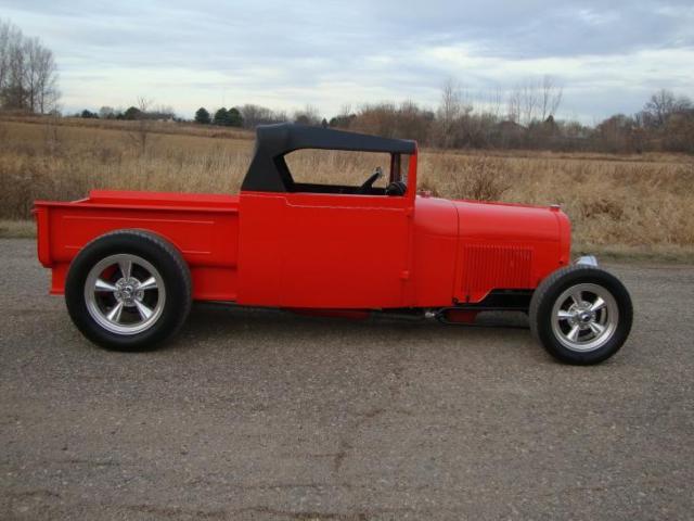 1929 Orange Ford Model A Standard Cab Pickup