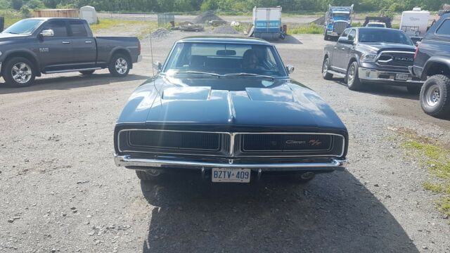1969 Black Dodge Charger Coupe