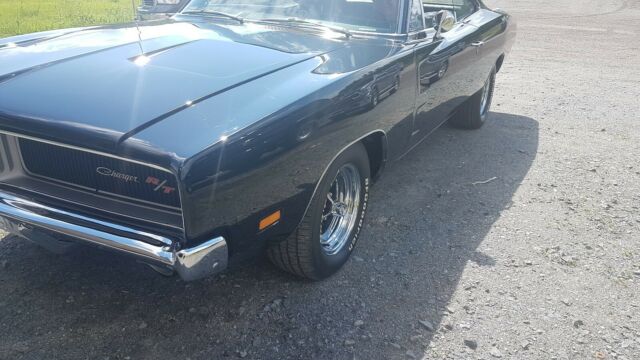 1969 Black Dodge Charger Coupe