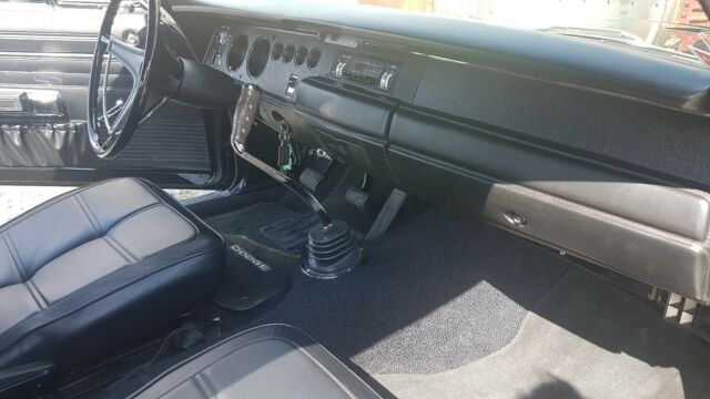 1969 Black Dodge Charger Coupe