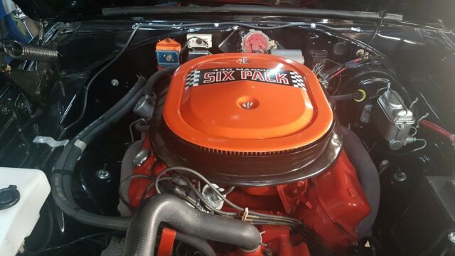 1969 Black Dodge Charger Coupe